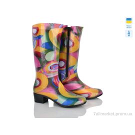 Фотография Резиновая обувь женская Весна/осень D010 (6 пар р.36-41) "Makers Shoes" недорого оптом от прямого поставщика