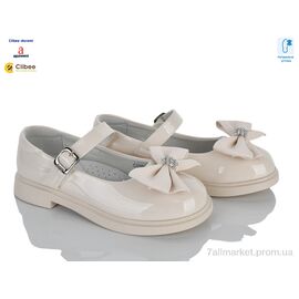 Фотография Туфли детские удобные Весна/осень ABC0963-1 beige (8 пар р.30-35) "Clibee-Doremi" недорого оптом от прямого поставщика