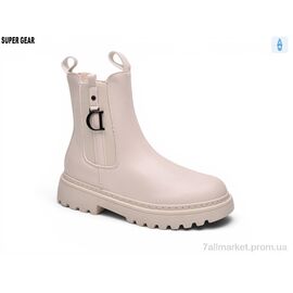 Фотография Ботинки женские стильные Весна/осень 0025-014 beige (6 пар р.36-41) "Super Gear" недорого оптом от прямого поставщика