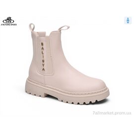 Фотография Ботинки женские стильные Весна/осень 0025-10 beige (6 пар р.36-41) "Jibukang" недорого оптом от прямого поставщика