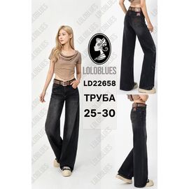 Фотография Джинсы женские LD22658 d.grey р.25-30 "Lolo Blues" недорого оптом от прямого поставщика