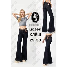 Фотография Джинсы женские LB22661 navy р.25-30 "Lolo Blues" недорого оптом от прямого поставщика