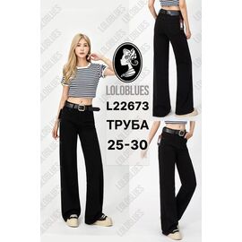 Фотография Джинсы женские L22673 black р.25-30 "Lolo Blues" недорого оптом от прямого поставщика