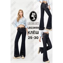 Фотография Джинсы женские LB22659 navy р.25-30 "Lolo Blues" недорого оптом от прямого поставщика