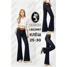 Фотография Джинсы женские LB22667 navy р.25-30 "Lolo Blues" недорого оптом от прямого поставщика