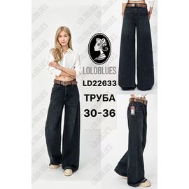 Фотография Джинсы женские LD22633 navy р.30-36 "Lolo Blues" недорого оптом от прямого поставщика