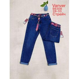 Фотография Джинсы женские B8308 blue р.28-33 "Vanver" недорого оптом от прямого поставщика