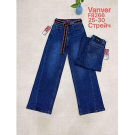 Фотография Джинсы женские F8266 blue р.25-30 "Vanver" недорого оптом от прямого поставщика