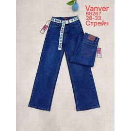 Фотография Джинсы женские B8267 blue р.28-33 "Vanver" недорого оптом от прямого поставщика