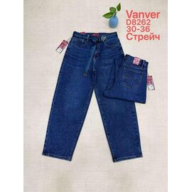 Фотография Джинсы женские D8262 blue р.30-36 "Vanver" недорого оптом от прямого поставщика