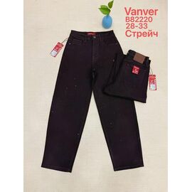 Фотография Джинсы женские B82220 brown р.28-33 "Vanver" недорого оптом от прямого поставщика