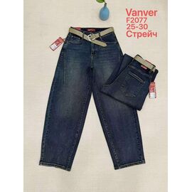 Фотография Джинсы женские F2077 blue р.25-30 "Vanver" недорого оптом от прямого поставщика