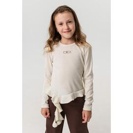 Фотография Свитер детский на девочку 8622 beige р.98-116 "Moda school" недорого оптом от прямого поставщика