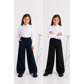Фотография Брюки детские на девочку 8615 black р.122-146 "Moda school" недорого оптом от прямого поставщика