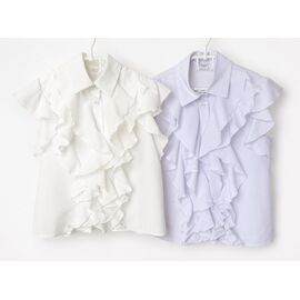 Фотография Блузка детская летняя на девочку 8621 milk р.116-146 "Moda school" недорого оптом от прямого поставщика