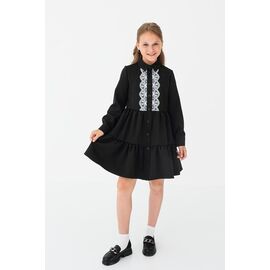 Фотография Платье детское на девочку 7272 black р.116-146 "Moda school" недорого оптом от прямого поставщика