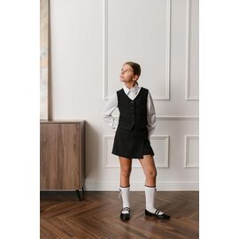 Фотография Костюм детский на девочку 8614 black р.122-146 "Moda school" недорого оптом от прямого поставщика