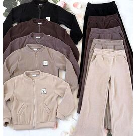 Фотография Костюм детский спортивный на девочку 8620 grey р.122-140 "Moda school" недорого оптом от прямого поставщика