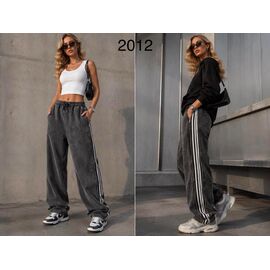Фотография Штаны спортивные женские 2012 grey р.M-XL "Yafeier" недорого оптом от прямого поставщика