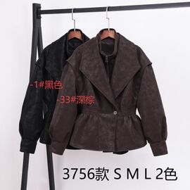 Куртка жіноча демісезонна 3756-33 brown р.S-L "Yafeier" недорого оптом від прямого постачальника