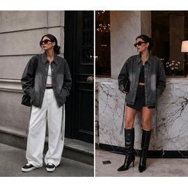 Куртка жіноча демісезонна Y197-1 grey р.L-XL "Yafeier" недорого оптом від прямого постачальника