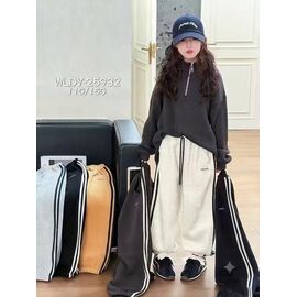 Фотография Штаны детские спортивные на девочку 25932 melange р.5-9 "Фунтик" недорого оптом от прямого поставщика