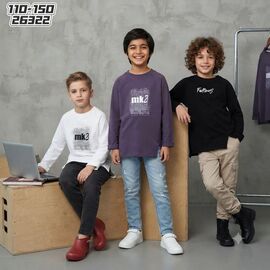 Светер Дитячий на хлопчика 26322 navy р.5-9 "Фунтик" недорого оптом від прямого постачальника