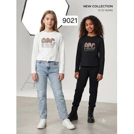 Фотография Свитер детский на девочку 9021 white р.6-10 "Фунтик" недорого оптом от прямого поставщика