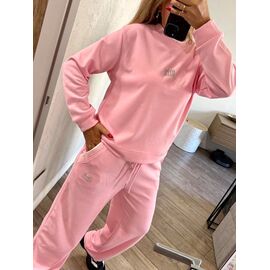 Фотография Костюм спортивный женский тёплый LR1731 pink р.M-XL "Lora" недорого оптом от прямого поставщика