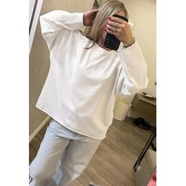 Фотография Свитер женский LR1757 white р.M-XL "Lora" недорого оптом от прямого поставщика