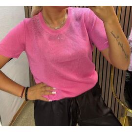 Фотография Футболка женская LR1900 pink р.M-XL "Lora" недорого оптом от прямого поставщика