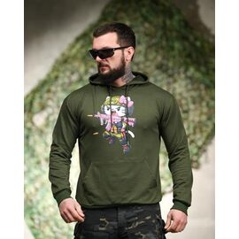 Худи чоловічий 1441 khaki р.M-3XL "Madoka" недорого оптом від прямого постачальника