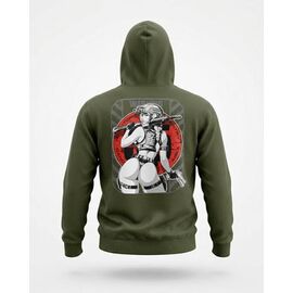 Худи чоловічий 1443 khaki р.M-3XL "Madoka" недорого оптом від прямого постачальника