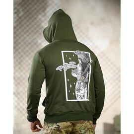 Худи чоловічий 1444 khaki р.M-3XL "Madoka" недорого оптом від прямого постачальника