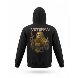 Худи чоловічий 1445 black р.M-3XL "Madoka" недорого оптом від прямого постачальника