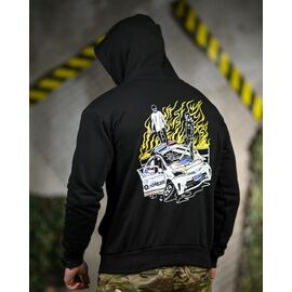 Худи чоловічий 1447 black р.M-3XL "Madoka" недорого оптом від прямого постачальника
