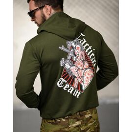 Худи чоловічий 1453 khaki р.M-3XL "Madoka" недорого оптом від прямого постачальника