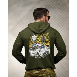 Худи чоловічий 1457 khaki р.M-3XL "Madoka" недорого оптом від прямого постачальника