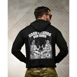Худи чоловічий 1461 black р.M-3XL "Madoka" недорого оптом від прямого постачальника