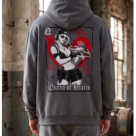 Худи чоловічий 1465 grey р.M-3XL "Madoka" недорого оптом від прямого постачальника