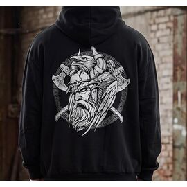 Худи чоловічий 1476 black р.M-3XL "Madoka" недорого оптом від прямого постачальника