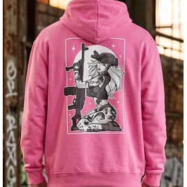 Худи чоловічий 1477 pink р.M-3XL "Madoka" недорого оптом від прямого постачальника