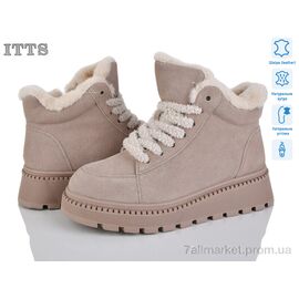 Черевики жіночі стильні Зима 8225D (6 пар р.36-41) "ITTS" недорого оптом від прямого постачальника