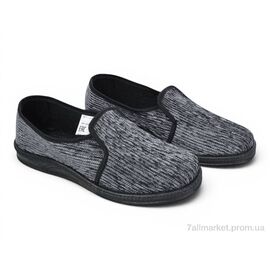 Тапки чоловічі домашні Весна/осінь 99210359 сірий (6 пар р.41-46) "Rai shoes" недорого оптом від прямого постачальника