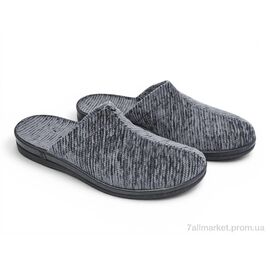 Тапки чоловічі домашні Весна/осінь 95120359 сірий (6 пар р.41-46) "Rai shoes" недорого оптом від прямого постачальника