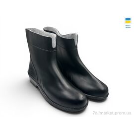 Гумове взуття жіноче Весна/осінь Літма чорний (6 пар р.36-41) "Rai shoes" недорого оптом від прямого постачальника