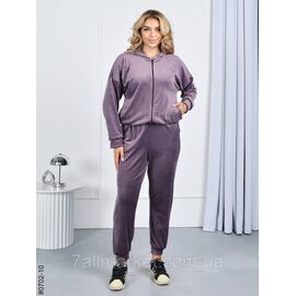 Спортивний костюм жіночий велюр напівбатал 48(M),50(L),52(XL) (2кв) "NOWEMBER"