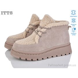 Черевики жіночі стильні Зима 8219D (6 пар р.36-41) "ITTS" недорого оптом від прямого постачальника