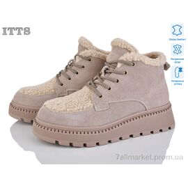 Черевики жіночі стильні Зима 8216D (6 пар р.36-41) "ITTS" недорого оптом від прямого постачальника