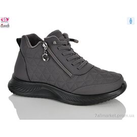 Черевики жіночі стильні Весна/осінь YK4128 grey (8 пар р.36-41) "Gukkcr" недорого оптом від прямого постачальника